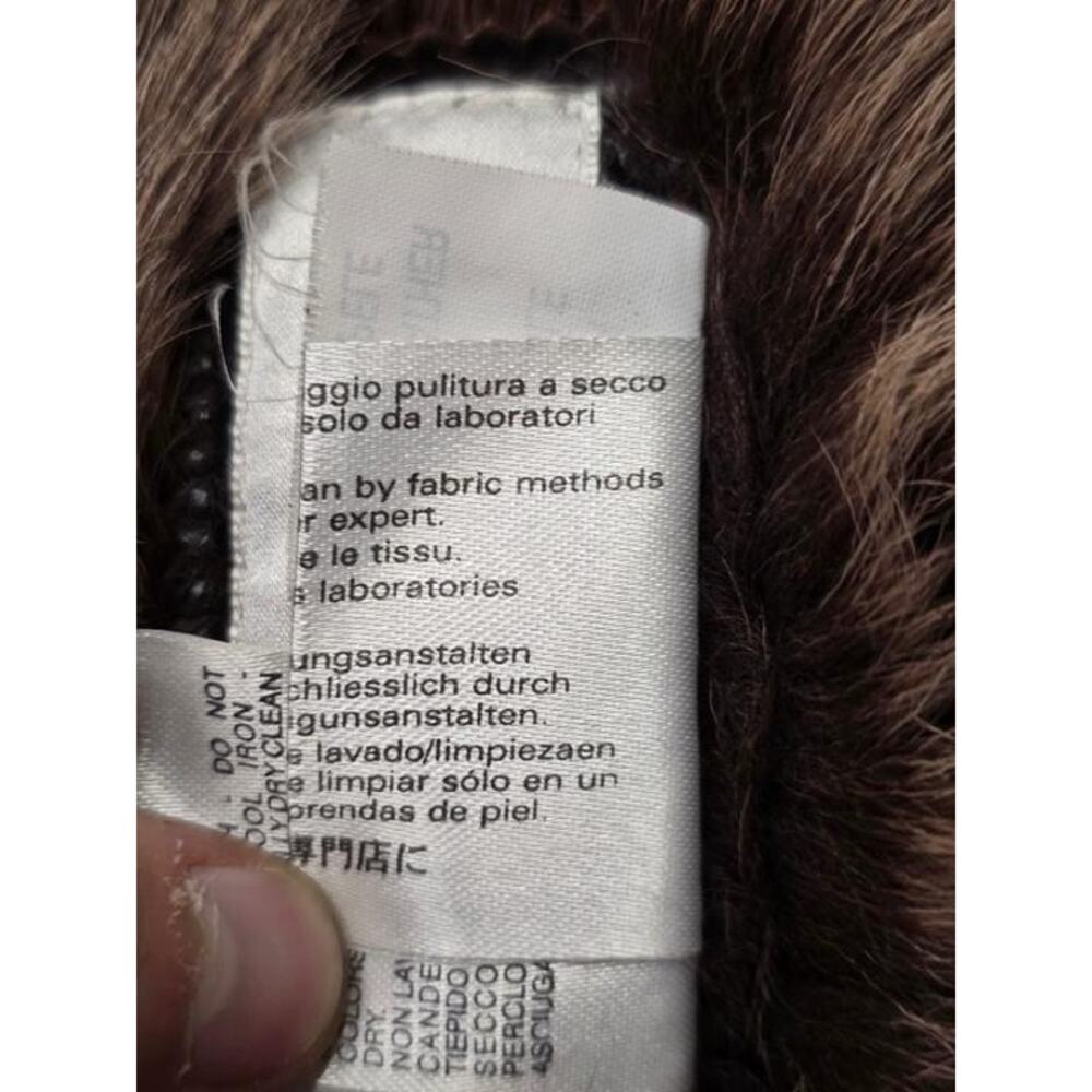 Max Mara Brown Shearling Sheepskin Coat - S - Picture 6 of 8